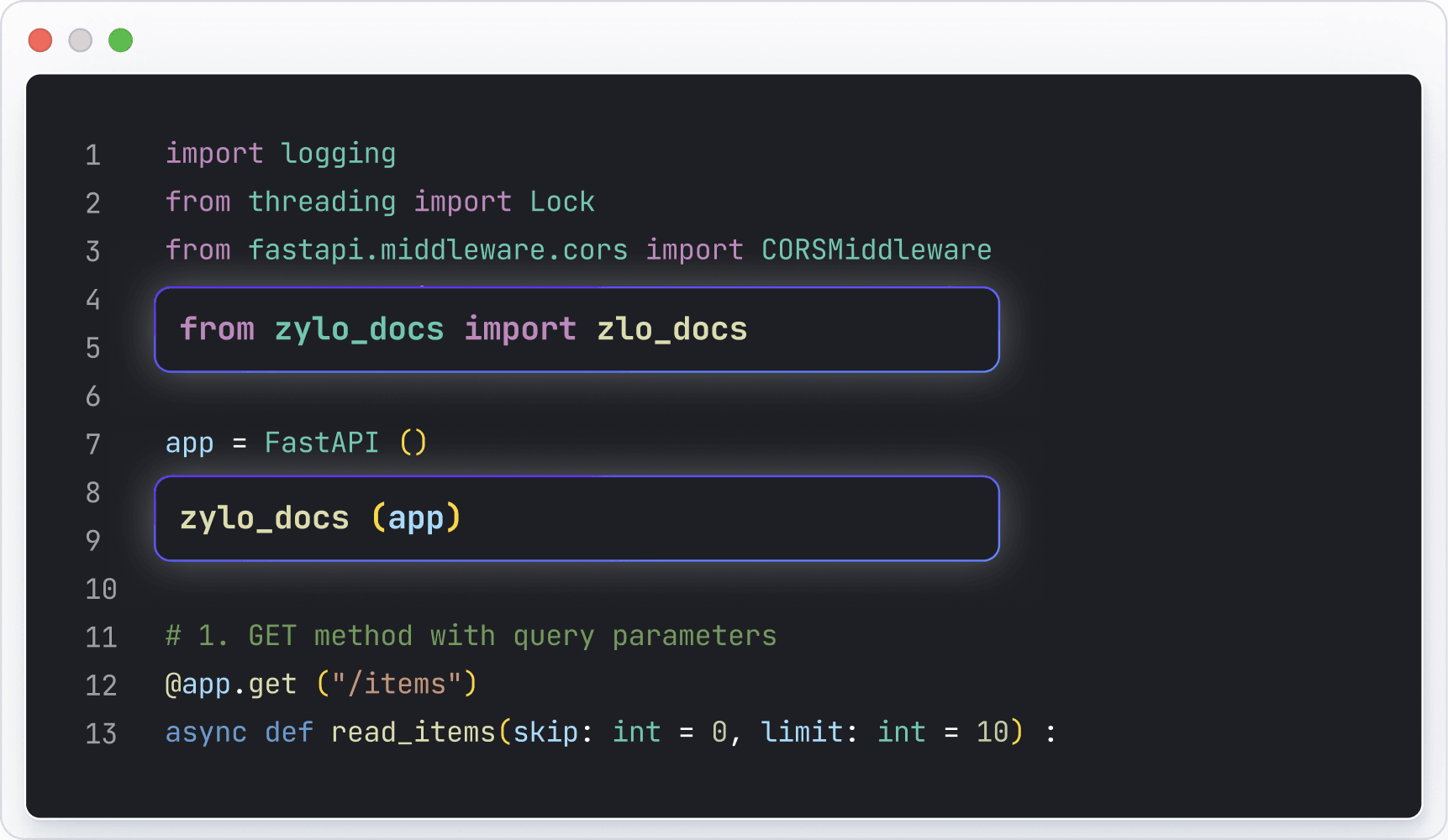 Code Editor Mockup